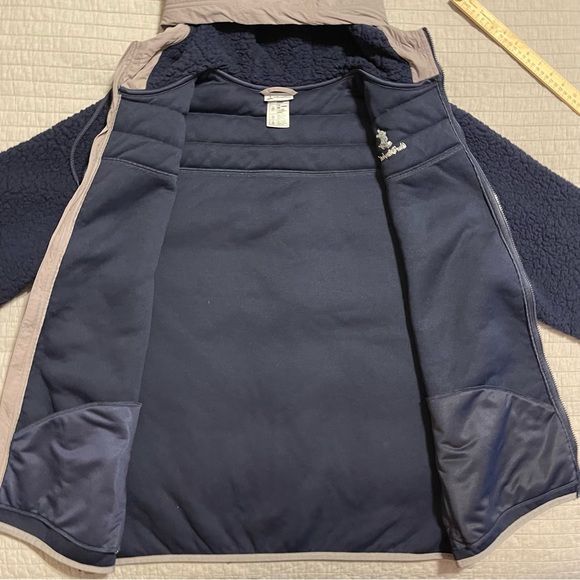 Disney World Mickey Mouse Sherpa Hoodie Zip Up Denali Jacket Adult 2XL Blue - Picture 7 of 10